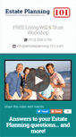 Mobile Screenshot of estateplanning-101.com